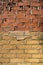 brick stone wall of the house, territory fencing