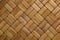 Brick-style bamboo placemat. Rectangular-shaped bamboo blocks table mat. Sequence wood pattern