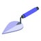 Brick trowel icon, isometric style