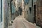 The brick village of Urbino, the world heritage city in centre of Italy