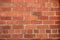 Brick wall with angular stones