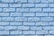 Brick Wall Blue