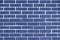 Brick wall blue color. Bright geometric texture.