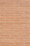 Brick wall with clean orange bricks