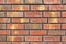 Brick wall close-up