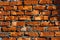 brick wall construction texture view mason work