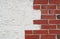 Brick wall edge