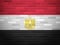 Brick wall Egypt flag