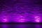 Brick Wall In Electric Purple Neon Colors