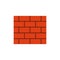 Brick wall flat icon