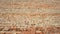 brick wall in the form of a horizontal perspective. brick wall texture. brick wall pattern