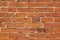 Brick wall horizontal texture
