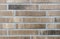 Brick wall from of long bricks. Background and texture of brickwork