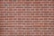 Brick wall made of bricks