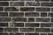 Brick wall made of textured decorative brick