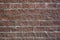 Brick wall of a porous sandstone