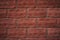 Brick wall. Red brick texture. Terracotta orange bricks. Background, background.