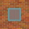 Brick wall with square vent
