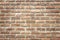 Brick wall texture background. Vignette effect.