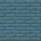 Brick wall texture seamless. Vector illustration stones wall in blue color