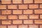 Brick walls around the house