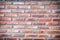 Brick weathered stained old brick wall