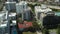 Brickell Miami housing aerial descent