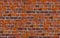 Bricks with cement uneven stripes red background wallpaper