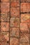 Bricks clay soil pavement traditional Spain