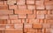 Bricks stacked on top of each other. Background