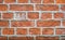 Brickwork - close-up, a fragment of a wall