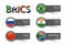 BRICS . association of 5 countries