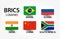 BRICS . association of 5 countries brazil , russia , india , china , south africa