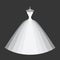 Bridal dress on a mannequin