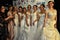 Bridal dresses on models backstage during the Big Apple Music Awards 2016 Concert