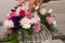 Bridal Flowers Arragement in Bird Cage