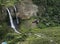 Bridal veil (Manto de la novia), waterfall, Banos, Ecuador