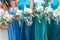 Bridal wedding flowers and brides bouquet