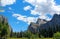Bridalveil fall and El Capitan rock, Yosemite Valley, Yosemite National Park