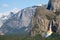 Bridalveil with rainbow-Yosemite Valley