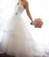 Bride With Bouquet In dreamy Soft Window Light