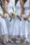 Bride and bridesmaids