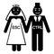 Bride ESC groom CTRL icon