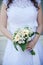 Bride with gerbera