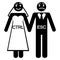 Bride groom CTRL ESC icon