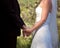 Bride And Groom Exchanging Wedding Vows