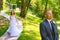 Bride and Groom First Look Moment