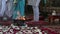 Bride and groom on Indian wedding ceremony