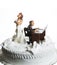 Bride and Groom on wedding cake