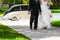 Bride and her Father Entering inside the Church